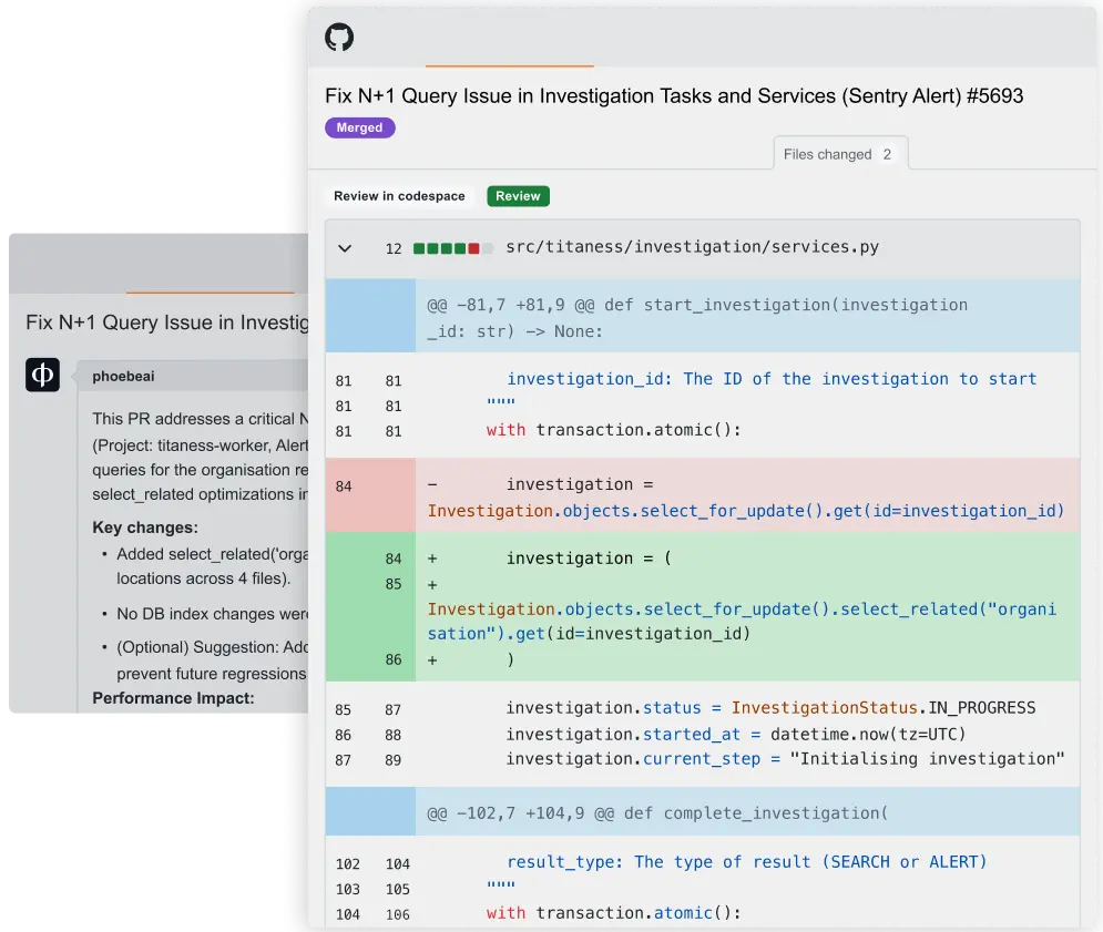 Pull Request Fixes screenshot